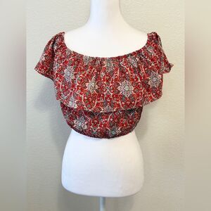 Hollister Ruffle Crop Top